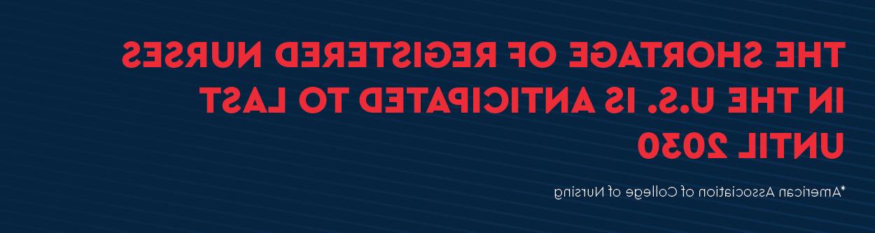 The shortage of registered nurses in the U.S. is anticipated to last until 2030 